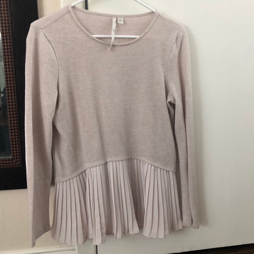 Peplum sweater
